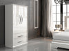 Carmen Bedroom White Set - Lara Furniture