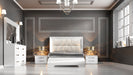 Carmen Bedroom White Set - Lara Furniture