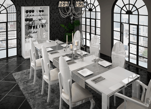 Carmen White Dining Room Set - Lara Furniture