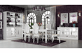 Carmen White Dining Room Set - Lara Furniture