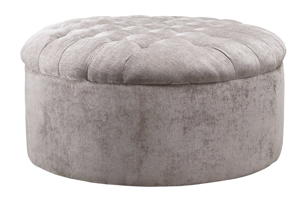 Carnaby Dove Oversized Accent Ottoman - 1240408 - Lara Furniture