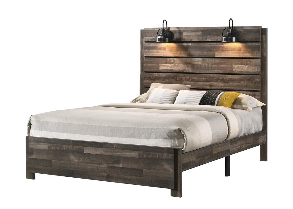 Carter Brown King Panel Bed - B6800-K-BED - Lara Furniture