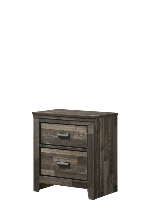 Carter Brown Nightstand - B6800-2 - Lara Furniture