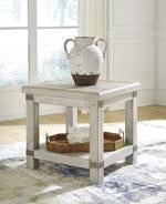 Carynhurst White Wash Gray End Table - T757-3 - Lara Furniture