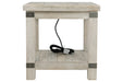 Carynhurst White Wash Gray End Table - T757-3 - Lara Furniture