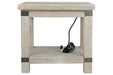 Carynhurst White Wash Gray End Table - T757-3 - Lara Furniture