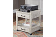 Carynhurst Whitewash Printer Stand - H755-11 - Lara Furniture