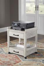 Carynhurst Whitewash Printer Stand - H755-11 - Lara Furniture