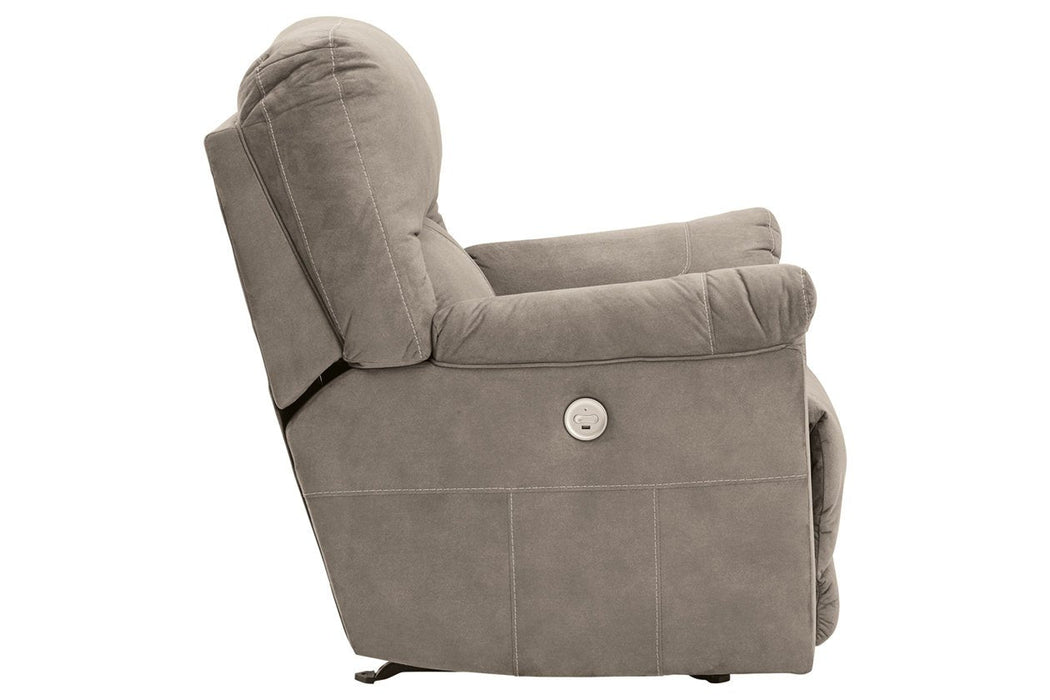 Cavalcade Slate Power Recliner - 7760198 - Lara Furniture