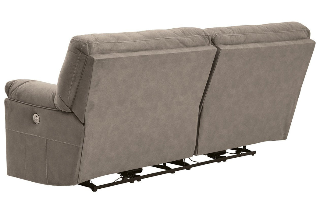 Cavalcade Slate Power Reclining Sofa - 7760147 - Lara Furniture