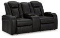 Caveman Den Power Reclining Loveseat with Console - 9070318