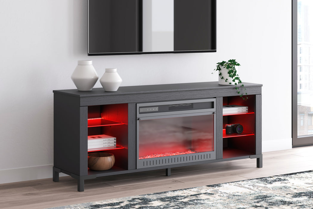 Cayberry 60" TV Stand with Electric Fireplace - W2721-168