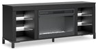 Cayberry 60" TV Stand with Electric Fireplace - W2721-168