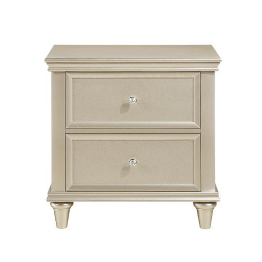 Celandine Silver Nightstand - 1928-4 - Lara Furniture