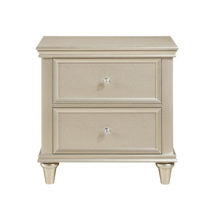 Celandine Silver Nightstand - 1928-4 - Lara Furniture