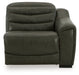 Center Line 2-Piece Sectional with Recliner in Dark Gray - PKG013233