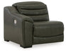 Center Line 3-Piece Sectional with Recliner in Dark Gray - PKG013234