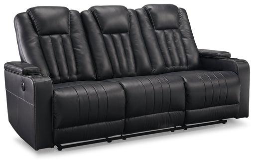 Center Point Reclining Sofa with Drop Down Table - 2400489 - Lara Furniture