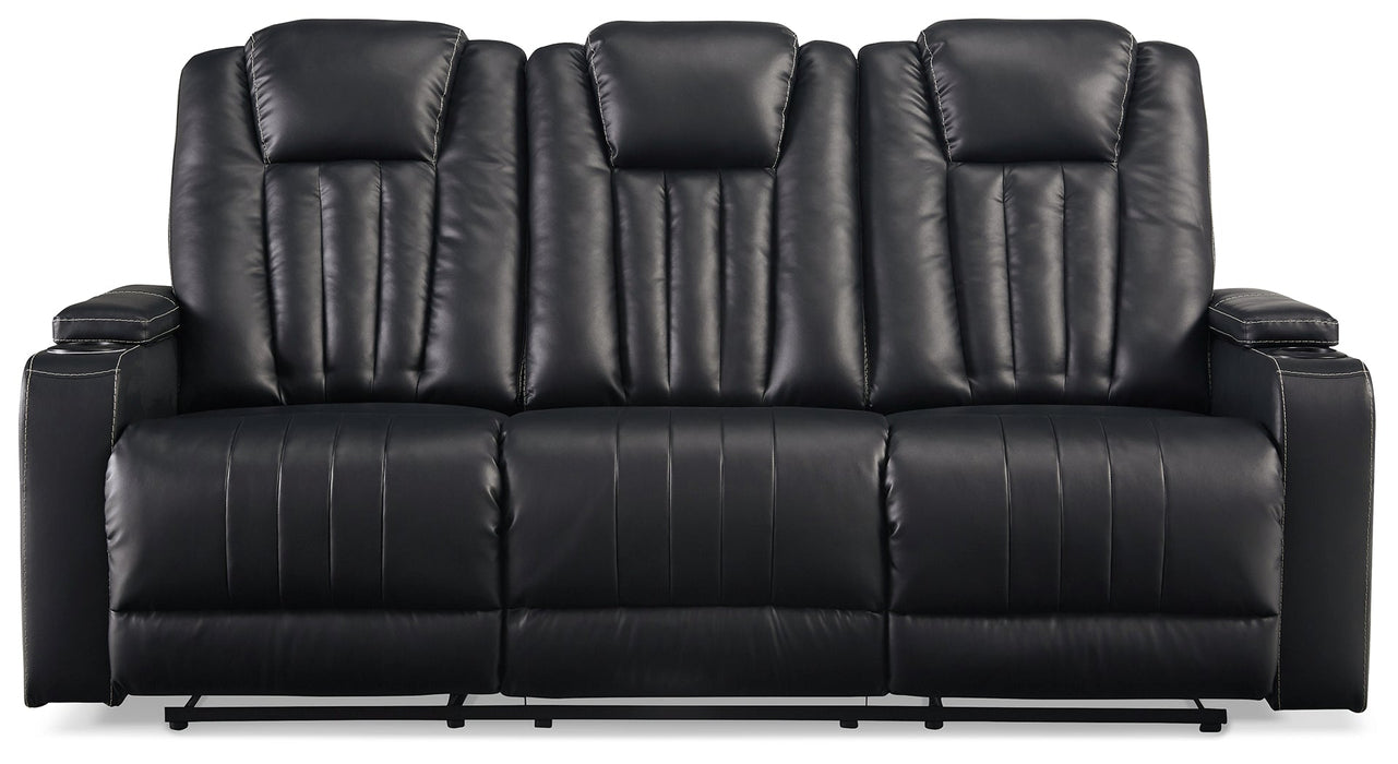 Center Point Reclining Sofa with Drop Down Table - 2400489 - Lara Furniture