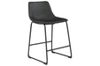 Centiar Black Counter Height Bar Stool - D372-624 - Lara Furniture