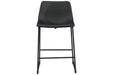 Centiar Black Counter Height Bar Stool - D372-624 - Lara Furniture