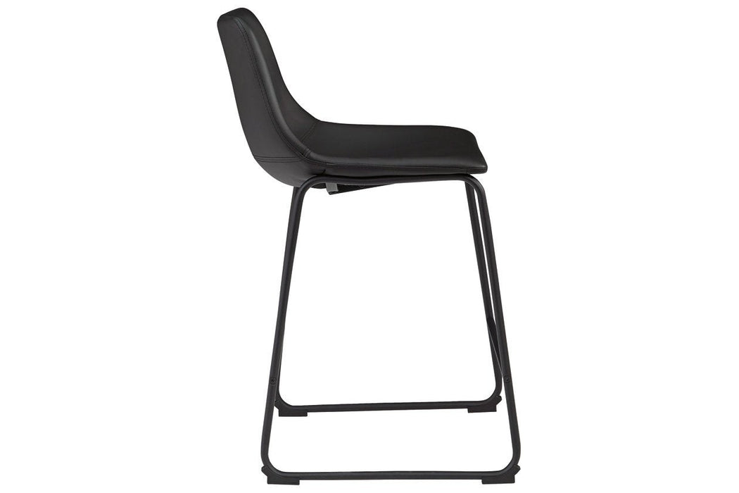 Centiar Black Counter Height Bar Stool - D372-624 - Lara Furniture