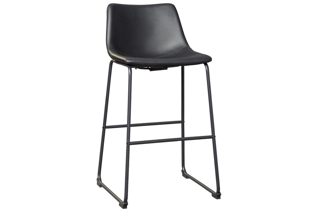 Centiar Black Pub Height Bar Stool - D372-630 - Lara Furniture