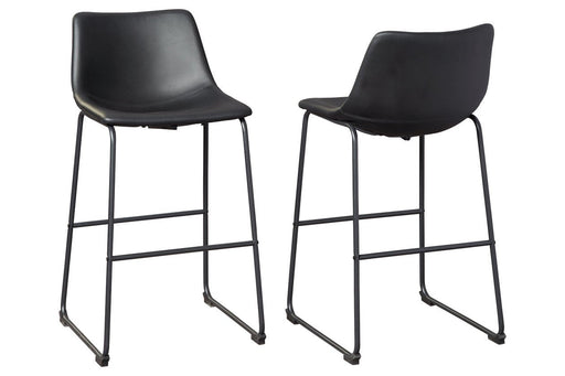 Centiar Black Pub Height Bar Stool - D372-630 - Lara Furniture