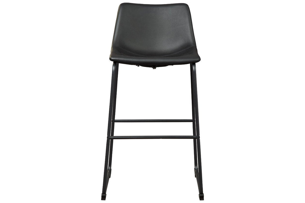 Centiar Black Pub Height Bar Stool - D372-630 - Lara Furniture