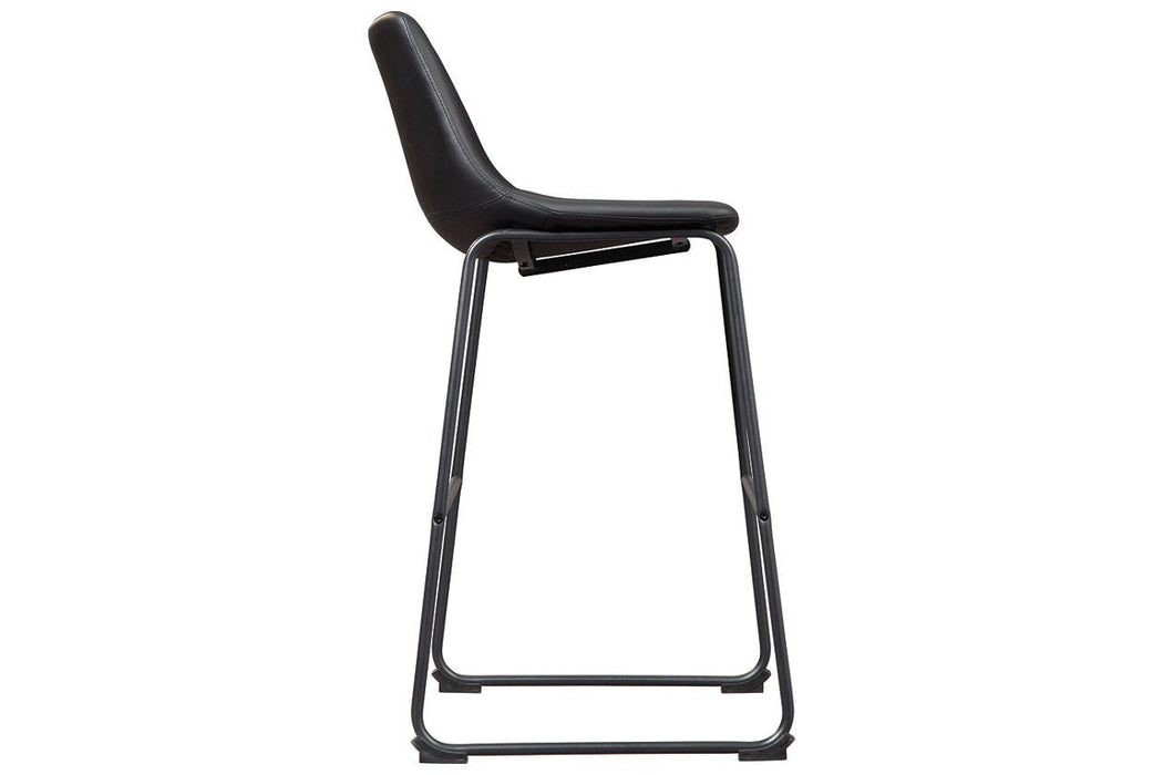 Centiar Black Pub Height Bar Stool - D372-630 - Lara Furniture