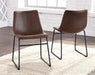 Centiar Brown/Black Dining Chair (Set of 2) - D372-01 - Lara Furniture