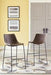 Centiar Brown Pub Height Bar Stool - D372-130 - Lara Furniture