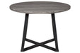 Centiar Gray/Black Dining Table - D372-16 - Lara Furniture