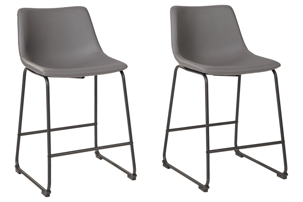 Centiar Gray Counter Height Bar Stool - D372-824 - Lara Furniture