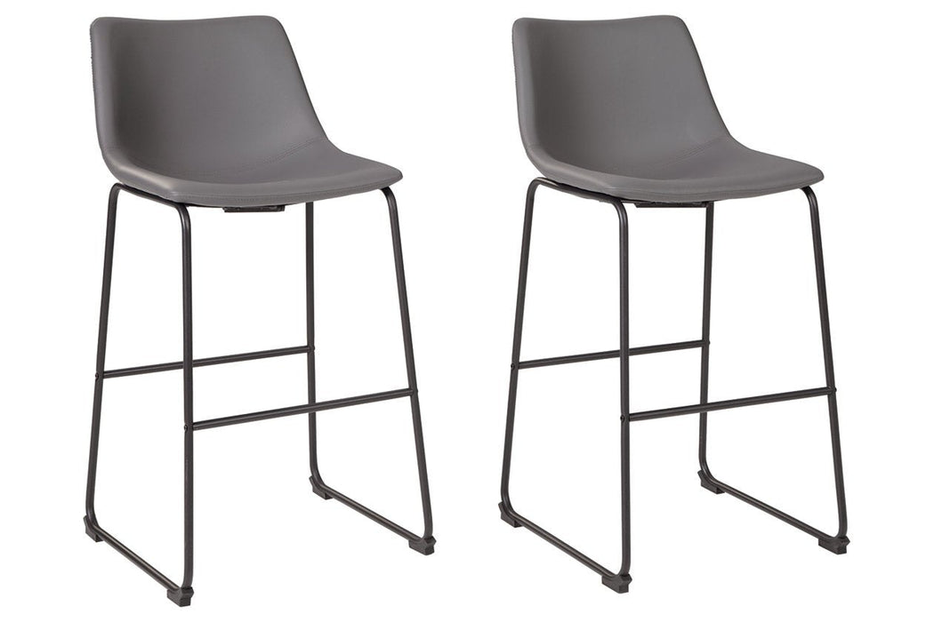 Centiar Gray Pub Height Bar Stool - D372-830 - Lara Furniture