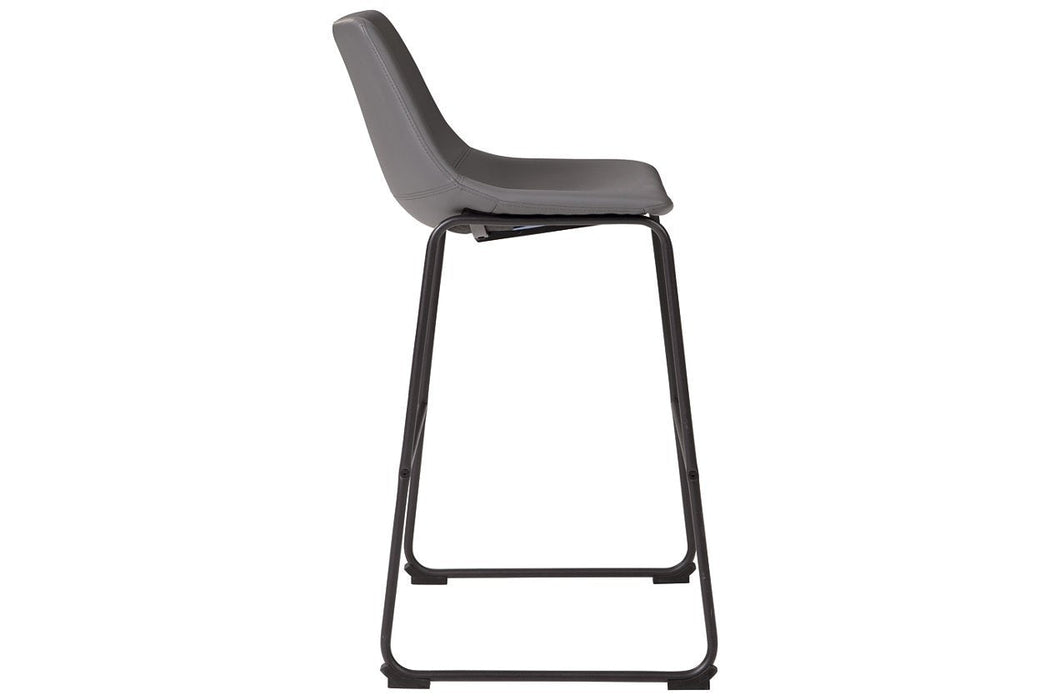 Centiar Gray Pub Height Bar Stool - D372-830 - Lara Furniture