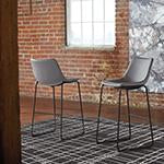 Centiar Gray Pub Height Bar Stool - D372-830 - Lara Furniture