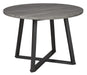 Centiar Gray Round Dining Room Set - Lara Furniture