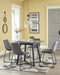 Centiar Gray Round Dining Room Set - Lara Furniture