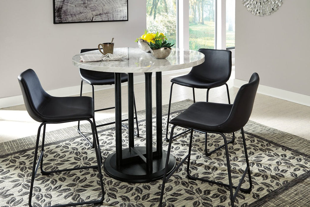 Centiar Two-tone Counter Height Dining Table - D372-23 - Lara Furniture