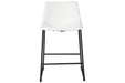 Centiar White Counter Height Bar Stool - D372-724 - Lara Furniture