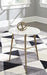 Chadton White/Gold Finish Accent Table - A4000004 - Lara Furniture