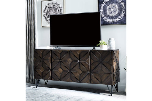 Chasinfield Dark Brown 72" TV Stand - W648-68 - Lara Furniture