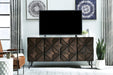 Chasinfield Dark Brown 72" TV Stand - W648-68 - Lara Furniture