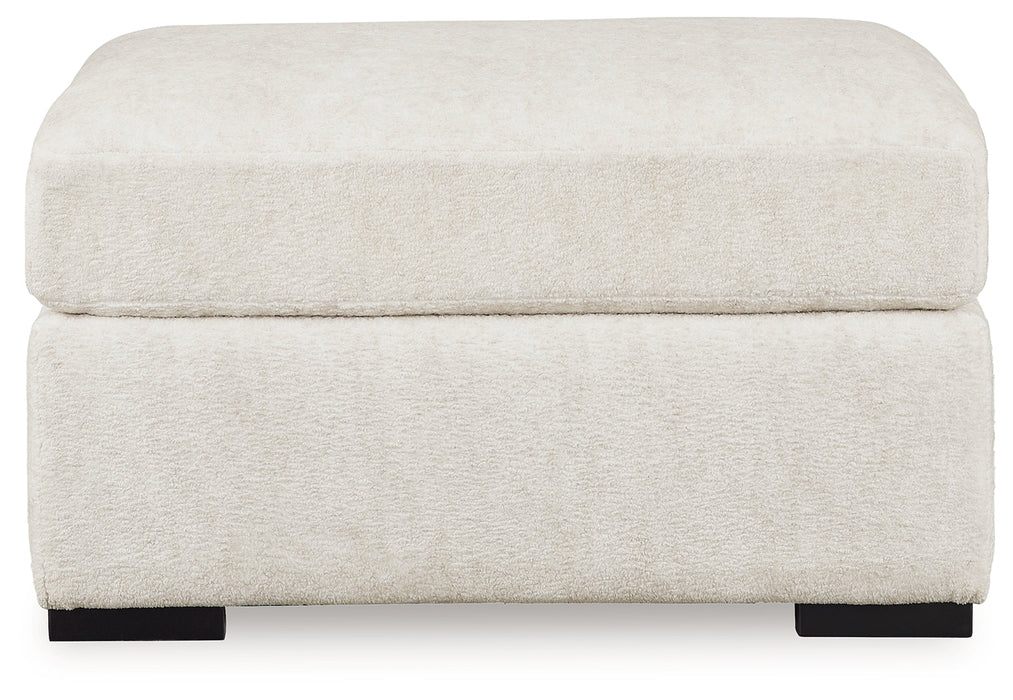 Chessington Ivory Oversized Accent Ottoman - 6190408