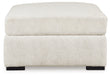 Chessington Ivory Oversized Accent Ottoman - 6190408