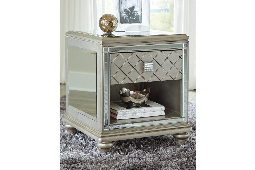 Chevanna Platinum End Table - T942-3 - Lara Furniture