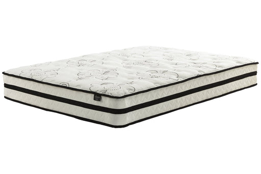 Chime 10 Inch Hybrid White Full Mattress in a Box - M69621 - Lara Furniture