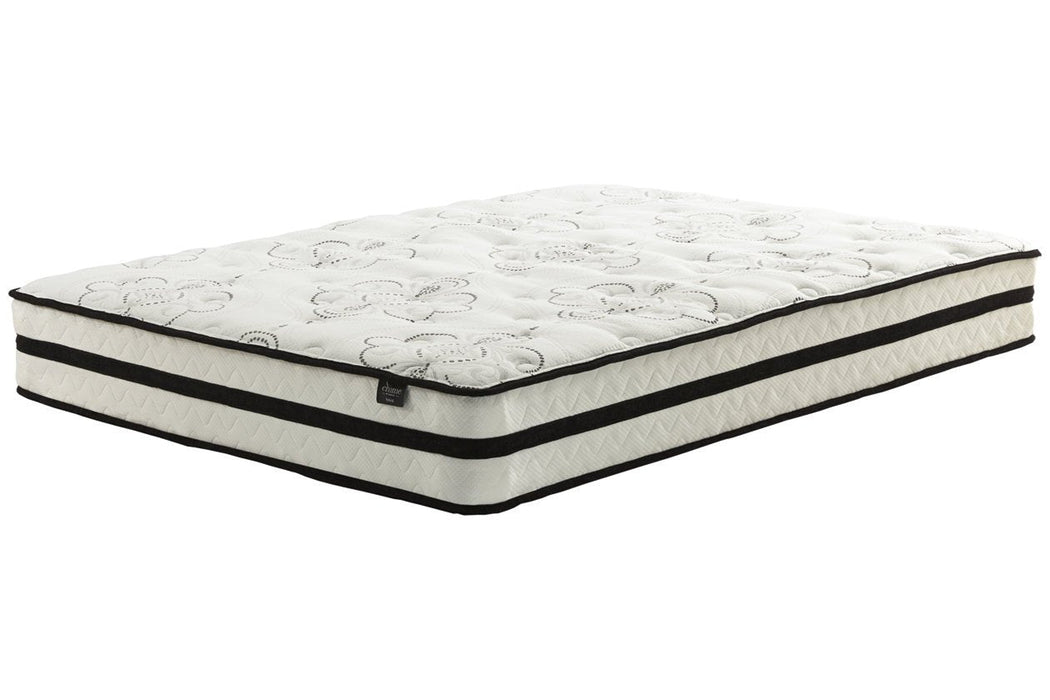 Chime 10 Inch Hybrid White King Mattress in a Box - M69641 - Lara Furniture