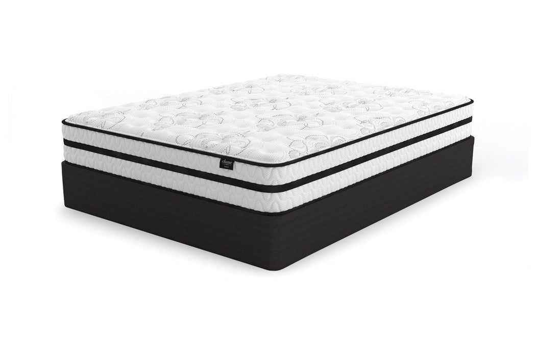 Chime 10 Inch Hybrid White Twin Mattress in a Box - M69611 - Lara Furniture